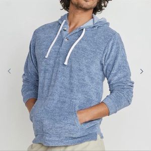 Marine Layer Terry Cloth Hooded Sweater Size L